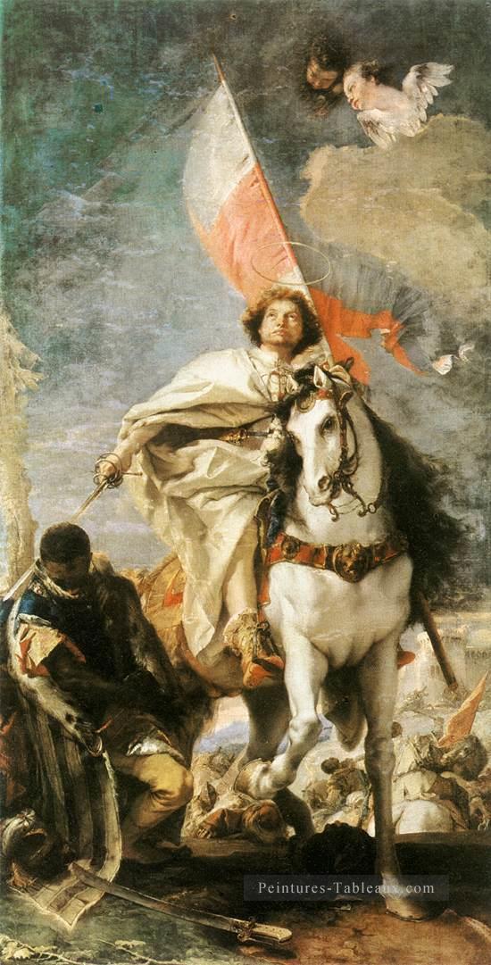 Saint Jacques le Grand Conquérant les Maures Giovanni Battista Tiepolo Peintures à l'huile